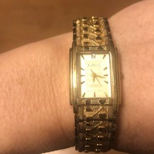 elgin gold watches